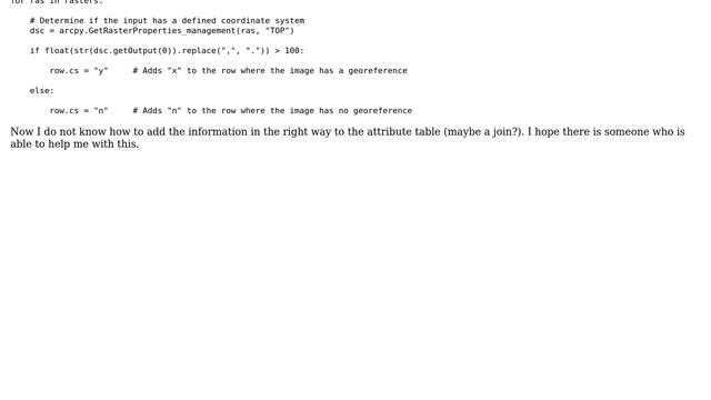 GIS: Add raster paths to shapefile with Python (ArcGIS)? смотреть онлайн