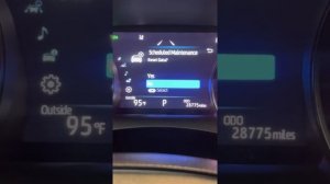 2020-2023 Toyota Camry oil reset , How To reset the scheduled maintenance