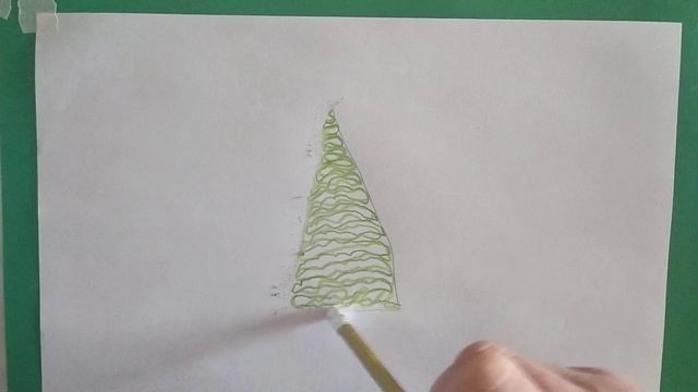 Рисуем красивую новогоднюю елочку с детьми! смотреть онлайн