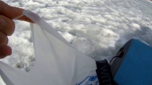 Зимняя рыбалка, река Ока, карьер Ланьшино,