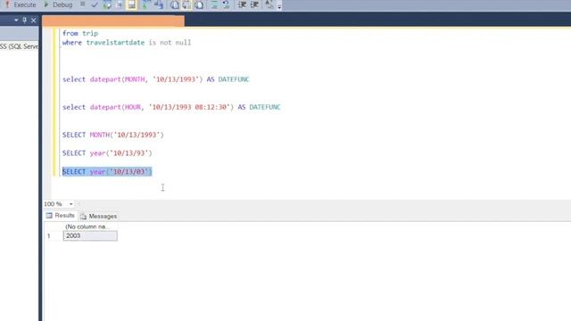 SQL - DateTime Functions & Conversions (DATEADD, DATEDIFF, DATEPART etc.) Lesson 10 смотреть онлайн