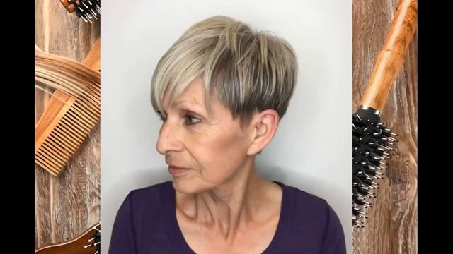 СТРИЖКА ПИКСИ - 2020 ДЛЯ ЖЕНЩИН ЗА 60 ЛЕТ / PIXIE HAIRCUT-2020 FOR WOMEN OVER 60 YEARS OLD. смотреть онлайн