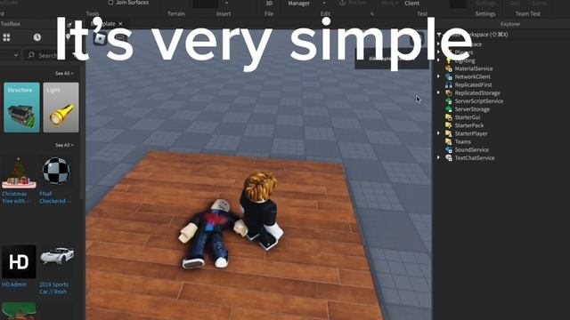 simple jumpscare for beginners Roblox studio/lua scripting смотреть онлайн