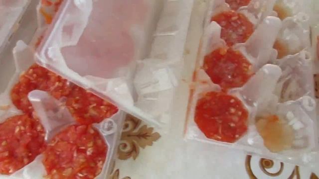 Заморозка помидор на зиму. Заготовки на зиму. смотреть онлайн