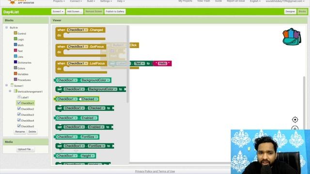 How to use CheckBox and Datepicker in MIT App Inventor 2 | 4/100 смотреть онлайн