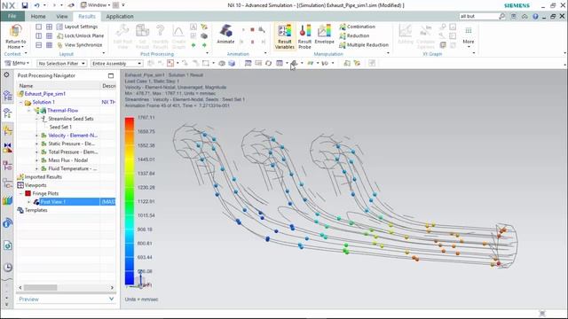 Siemens NX 10 - Fluid/Thermal Analysis - Advanced Simulation Mode смотреть онлайн