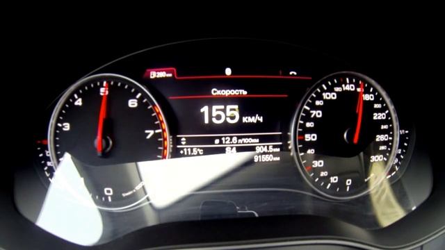 Audi A7 0-200 km/h смотреть онлайн