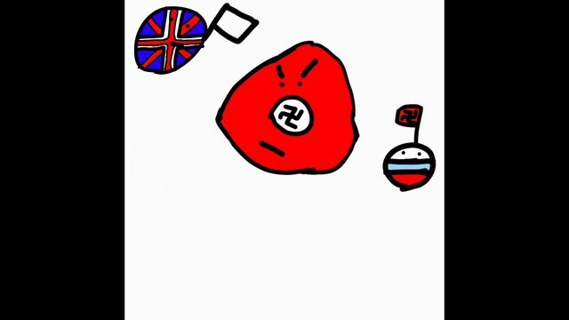 Альтернативная история Второй мировой войны(если бы Германия выиграла)|Countryballs смотреть онлайн