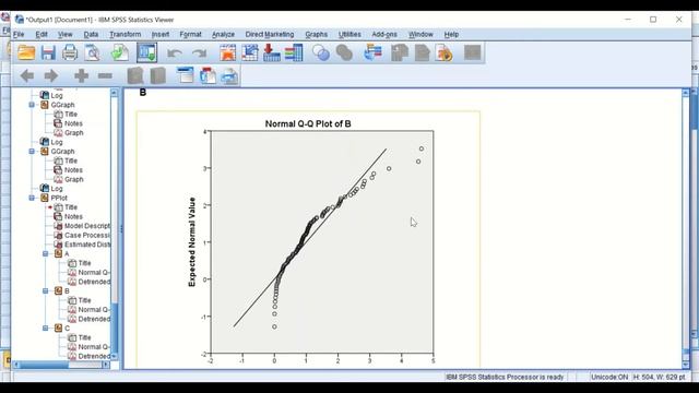 Exploring data distribution in SPSS смотреть онлайн
