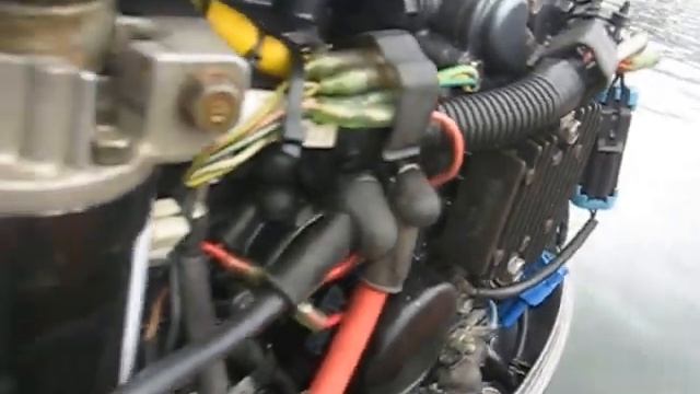 YAMAHA F40BETL б/у из Владивостока.Первый запуск на открытой воде. смотреть онлайн