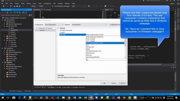 error MSB6006: "cmd.exe" exited with code 1