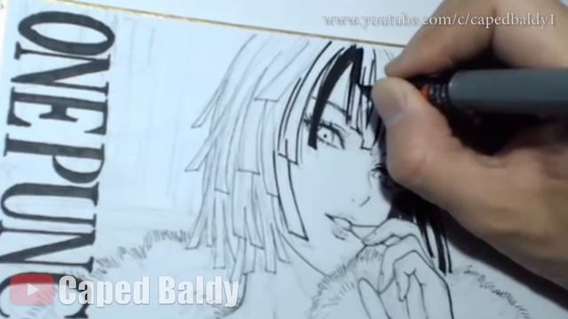 Yusuke Murata Inking Fubuki - Time Lapse