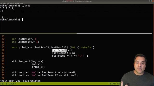 Lambda’s Part 2 - ‘The capture’ | Modern cpp series смотреть онлайн