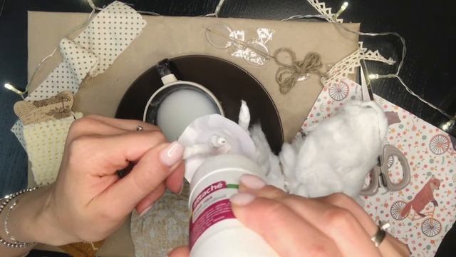 Как сделать ватную ёлочную игрушку? ТанинаВАТА балерина часть 2 смотреть онлайн