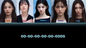 New jeans  'GODS' lyrics (colour coded lyrics) | league of legends - worlds 2023 Anthem #newjeans