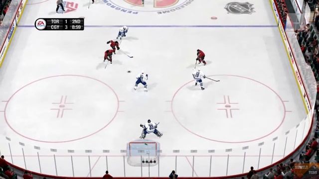 NHL 08 Gameplay Leafs Flames PS3 {1080p 60fps} смотреть онлайн