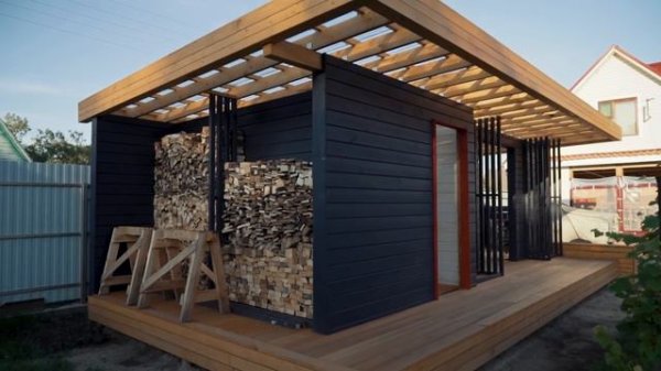 Современная беседка в Павловском Посаде от Garden Cube