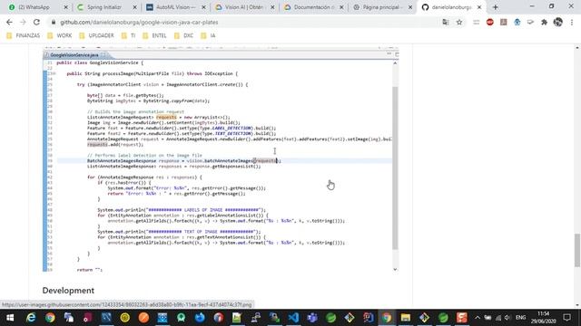 video vision api java смотреть онлайн