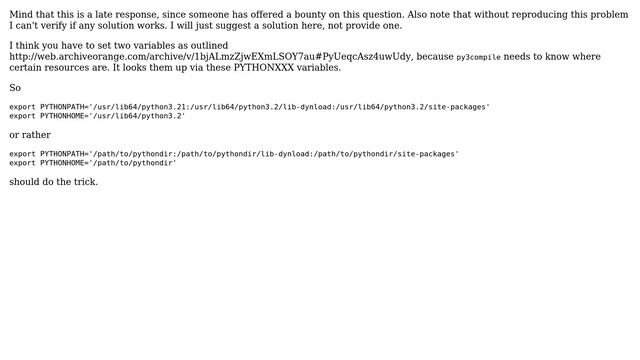 py3compile error - Unable to get the locale encoding (3 Solutions!!) смотреть онлайн