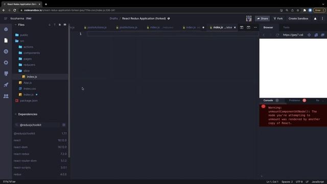 Redux Toolkit introduction with example #02 смотреть онлайн