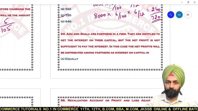 PARTNERSHIP | FUNDAMENTALS | ACCOUNTS ASSISTANT | MCQ 83 - 108 | LEC-4 | HARMEEK SINGH смотреть онлайн