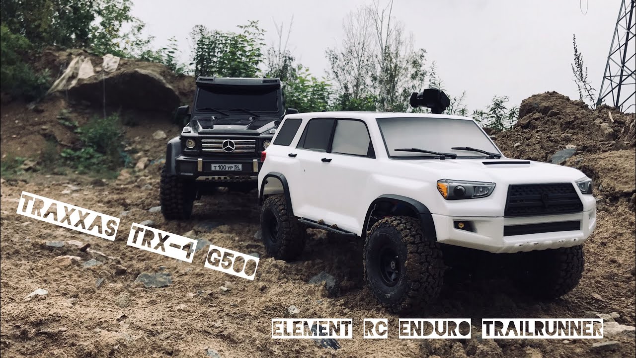 TRAXXAS TRX 4 G500 Vs Element RC Enduro Trailrunner - порталы рулят?! | IFS