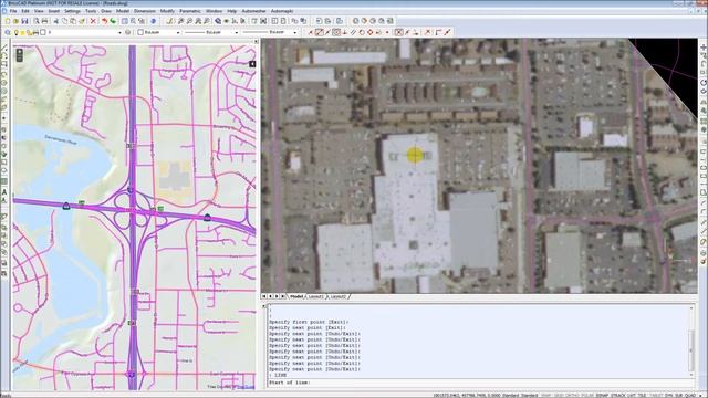 Insert Map Tile Images into DWG editor ie. BricsCAD, AutoCAD or ZWCAD смотреть онлайн