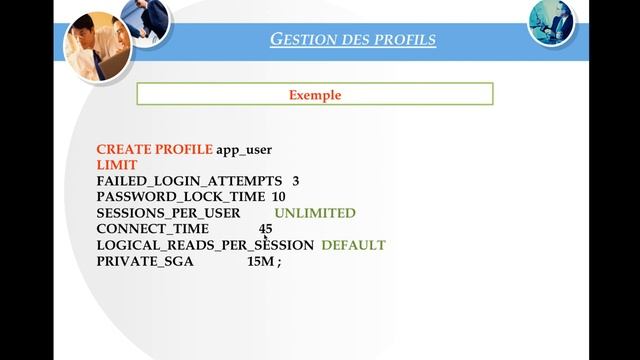 Oracle Administration Oracle- Gestion des profiles смотреть онлайн