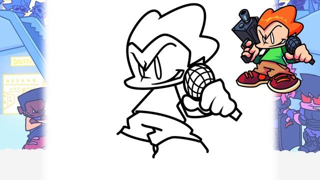 HOW TO DRAW PICO | Friday Night Funkin (FNF) - Easy Step By Step Tutorial For Beginners смотреть онлайн