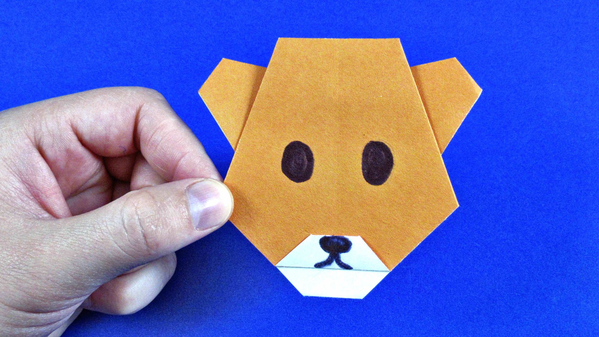 Как сделать оригами медведя. Простые оригами смотреть онлайн