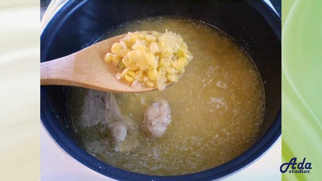 ★Гороховый суп с курицей★ в мультиварке Рецепт, пошаговый, как приготовить, видеорец смотреть онлайн