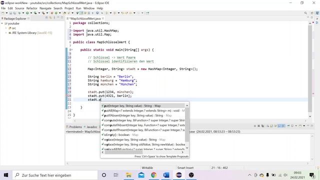 Java Collection Framework Map| Java Tutorial für Fortgeschrittene смотреть онлайн