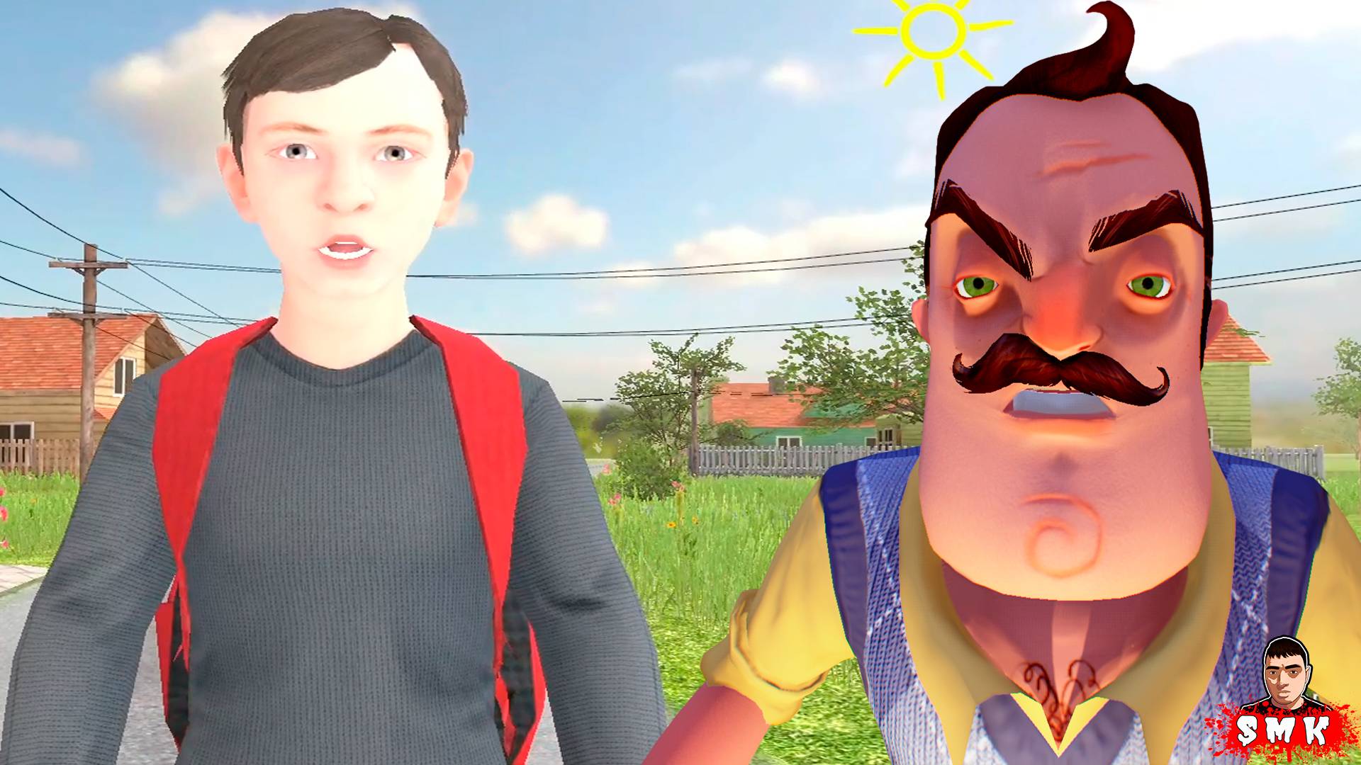 ШОУ ПРИВЕТ СОСЕД!ШКОЛЬНИК ПРОТИВ ВАСИЛИЧА!ИГРА SCHOOLBOY RUNAWAY В HELLO NEIGHBOR ПРОХОЖДЕНИЕ КАРТЫ! смотреть онлайн
