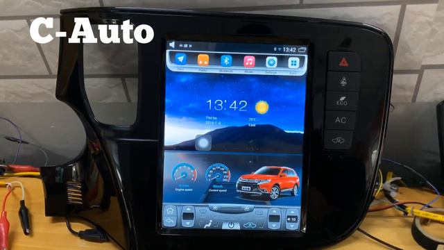 Độ Màn hình Misubisi Outlander 2018 Tesla cắm sim 4G смотреть онлайн