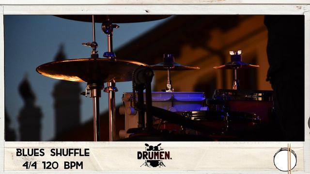 Blues Shuffle | 4/4 | 120 bpm | Drum Loop смотреть онлайн