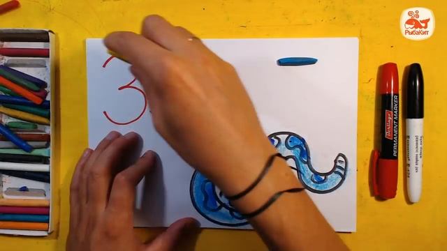 Рисуем Алфавит | Буквы Ж З И Й | Урок рисования для детей смотреть онлайн