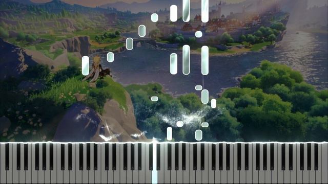 Genshin Impact - Happy Journey (Piano Tutorial + Sheets) смотреть онлайн