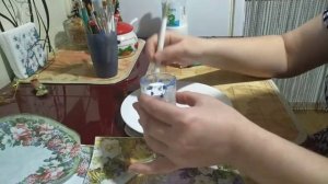 Как из распечатанного рисунка сделать салфетку. Декупаж. Часть-1. #декупаж,#мастеркласс#decoupage.