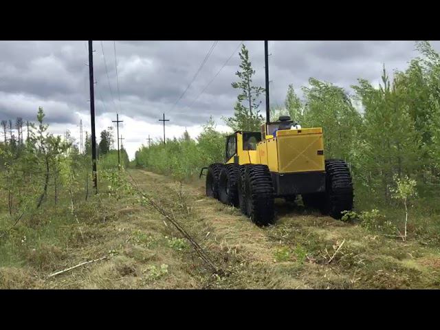 Мульчер Тром 8 на болоте смотреть онлайн