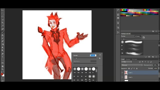 Рисую Аластора - Отель Хазбин [Speedpaint] 2020 смотреть онлайн