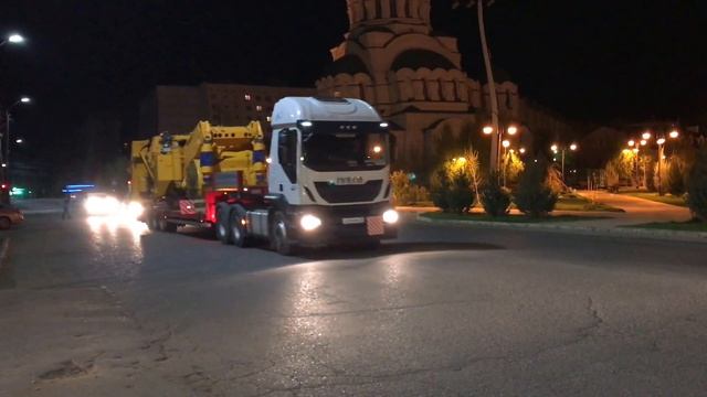Перевозка негабаритного груза: РАМА БЕЛАЗа. Организация сопровождения смотреть онлайн
