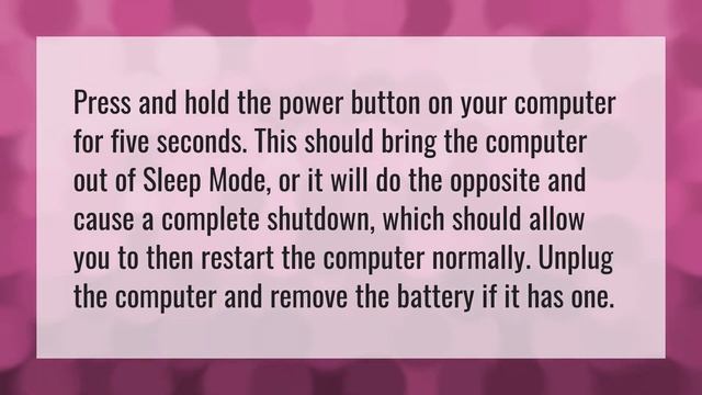 Why is my computer stuck in sleep mode? смотреть онлайн