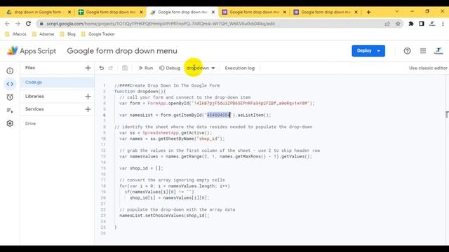 Automate Google Form Drop Down Menu | Google Forms - Create Dropdown Lists смотреть онлайн