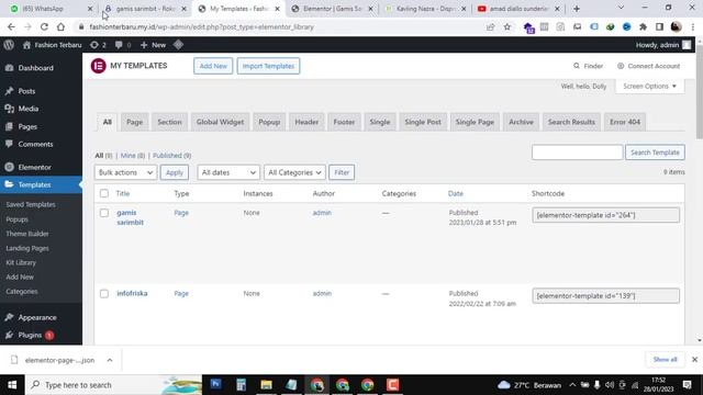 Cara Import Json di Elementor | Tutorial Membuat Website Wordpress смотреть онлайн