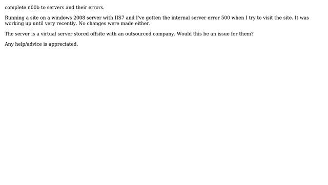 DevOps & SysAdmins: http internal server error 500 смотреть онлайн