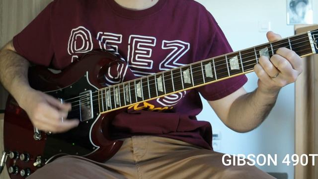 Assylum Pickups Black Dog Custom VS Gibson 490T (bridge position) смотреть онлайн