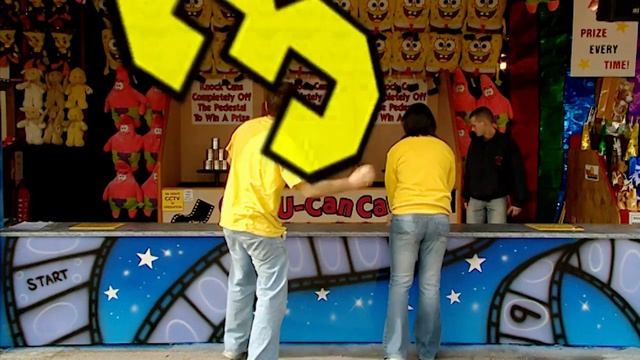How to WIN Prizes at the Throwing Game - Funfair Physics | Brainiac смотреть онлайн