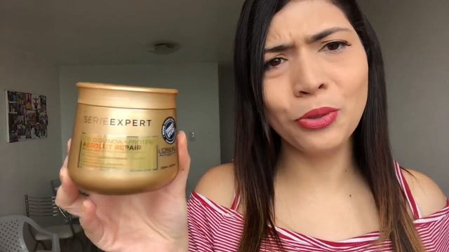 Minha resenha da máscara Absolut Repair Gold Quinoa Loreal смотреть онлайн