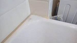 Заделка шва. Ванна встык к стене