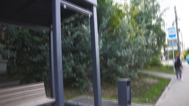 Обзор новой остановки в районе 